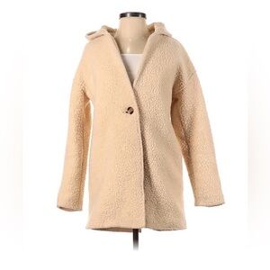 American Eagle Teddy Fleece Hooded Jacket - XS